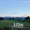 朝ラン🌄8km🏃