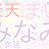 　Twitterキーワード[#白石麻衣卒業コンサート]　10/28_20:00から60分のつぶやき雲