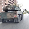 しばらく陸上自衛隊の車列の中にいましたが、僕の方は