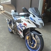 GSX-R１２５　スクリーン交換