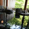 湯檜曽温泉　紫明館　木立の新緑まぶしい川沿いの旅館に日帰り入浴