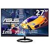 ASUS フレームレス モニター VZ279HEG1R-J 27インチ フルHD IPS 75Hz 1ms ウルトラスリムデザイン ブルーライト軽減 フリッカーフリー Adaptive-sync ELMB