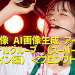 AI画像 AI画像生成 アイドル アイドルグループ （スーパー：赤ワイン編）＜プロンプト＞