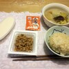 質素な晩御飯