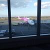 新千歳から関空行きピーチに搭乗した