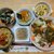 米粉の焼き物(小倉あん&はちみつ)。13日目で打止め。寄せ鍋ベースのおじや。