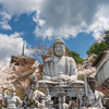 🌸桜2025第５弾🌸満開桜大仏の「壺阪寺」平日でもオーバツーリズム