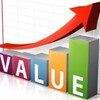 increase in value