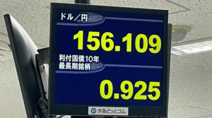 【臨時レポート】米ドル/円　156円突破！日銀は政策を維持　2024/4/26