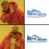 〔2020/4/25 販売〕 NIKE AIR JORDAN 1 LOW UNIVERSITY BLUE   〔ここが変だよ SNKRS〕
