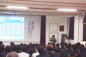 京都すばる高校で講演をさせていただきました。