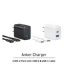 Anker、最大20W・2ポート搭載USB急速充電器＆ケーブルセット「Anker Charger (20W, 2-Port) with USB-C ＆ USB-C ケーブル」