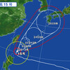 台風の影響が・・・