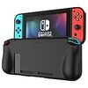 p0134 Nintendo Switch ケース, JEDirect ニンテンドースイッチ専用 カバー 衝撃吸収 擦り傷防止 全面保 護 ソフトケース ブラック