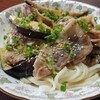 豚しゃぶと蒸しなすのぶっかけ冷やしうどん