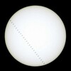 ISSの太陽面経過