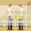【ホワイト業界ランキング15選】ホワイト企業ナビの運営者が解説します！