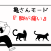 脚が痛い