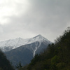 4月の赤石岳　雪の残った写真です