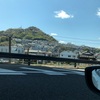 かつては広島湾に浮かぶ仁保島の象徴であります黄金山、今年は車窓から