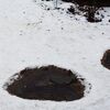 初雪降る。。