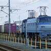 貨物列車EF66-121、吹田のEF200-5ほか