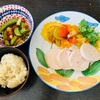 鶏ハム定食