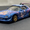 アオシマ1/64 らき☆すた痛車ミニカーコレクション VERTEX FD3S RX-7