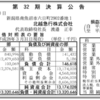 北越急行の決算公告