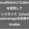 CloudWatchとCollectdを使用してEC2インスタンス（Linux）からLoadAverageを取得するAnsible