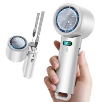 【猛暑対策の決定版】-25℃瞬間冷却＆10000mAh大容量！4WAY携帯扇風機は外出・仕事・アウトドアで大活躍する万能ハンディファン