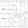 廊下を少なくする間取り