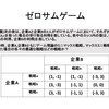 ゼロサムゲームとは？－公務員試験ミクロ経済学