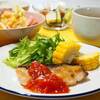 ♪ぶりのムニエル トマトソース＆ゆで卵のポテトサラダ♪