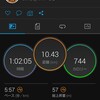 早出勤務の前に4時から10.4kmJOG。