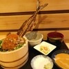 「今川商店 "鯖とろ丼(上)"」三崎本店(神奈川県三浦市三崎港)