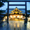 雨の靖国神社