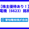 【株主優待あり！】愛知電機（6623）銘柄分析