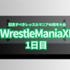 記念すべきレッスルマニア40周年大会　WrestleMania40 「1日目」