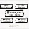 LINEやインスタIDを教えたい人だけに知らせるスタンプです(*^_^*) おしゃれで 可愛い 住所印 安い♪ はんこ オーダー マステ ハンドメイド パンダ マスキングテープ