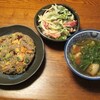  小海老と水菜の炒飯