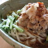 流水麺生活が続いています・・・胡麻梅だれの豚しゃぶうどん