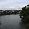 松江城稲荷橋からの内濠の眺め