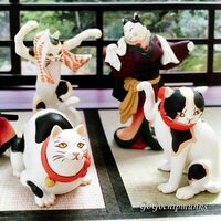 招き猫ミュージアム公式 招き猫ミニチュアコレクション～人も金