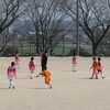 サッカーと会場施工。