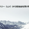 イーライリリー（LLY）から配当金を受け取りました