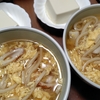 大腸検査、白い晩ご飯