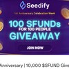 【有名銘柄】Seedify SFUND 【100人に67000円】