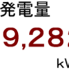 ２０１７年３月分発電量