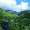 大雪渓と植物群落・白馬岳1日目